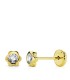 Pendientes Niña Oro 18 ktes Flor 5 mm - 000021276