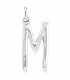 Uno de 50 CHA0013MTL0000U Letra M Colgante Mujer Chapado Plata - 000500477