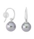 Majorica 11845.03.2.000.010.1 Pendientes Mujer Perla Gris - 000450419