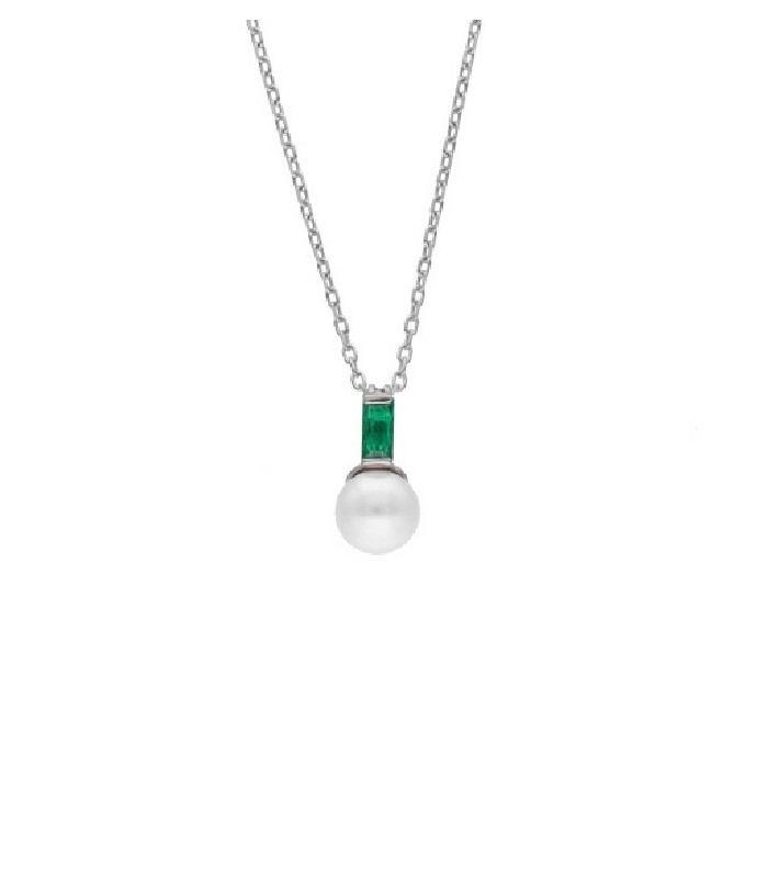 Majorica 17270.01.2.N42.530.1 Colgante Mujer Plata Circonita Color Verde Esmeralda - 000450017