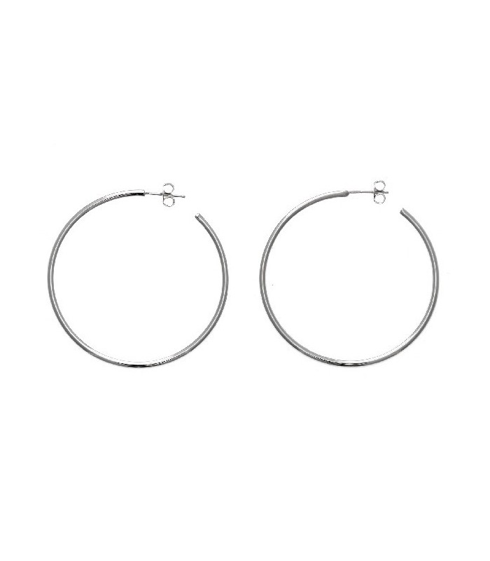Salvatore Plata Pendientes Mujer Plata Aros - 000230861
