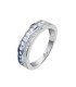 Lotus Silver LP3730-3/18 Anillo Mujer Plata Circonitas Blancas y Azules - 000990312