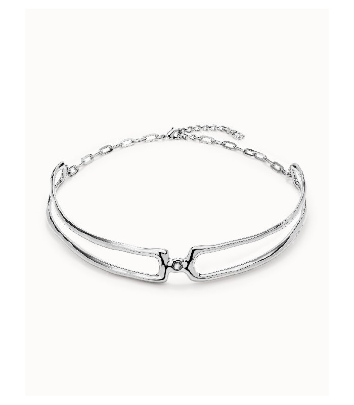 Uno de 50 COL1935BLNMTL0U Ser Indomable Collar Mujer Chapado Plata Choker - 000500015