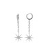 Salvatore Plata Pendientes Mujer Plata Estrella Polar - 000230645