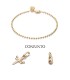 Uno de 50 PUL2562MOROR0M Ser Único Exc Pulsera Mujer Chapado Oro Charm Libélula y Chatón Cristal - 000500051