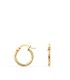 Pendientes Niña Oro 18 ktes Aros Lisos 1,5 x 13 mm - 000023310