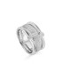 Anillo Mujer Plata Rodio Circonitas - 000090474