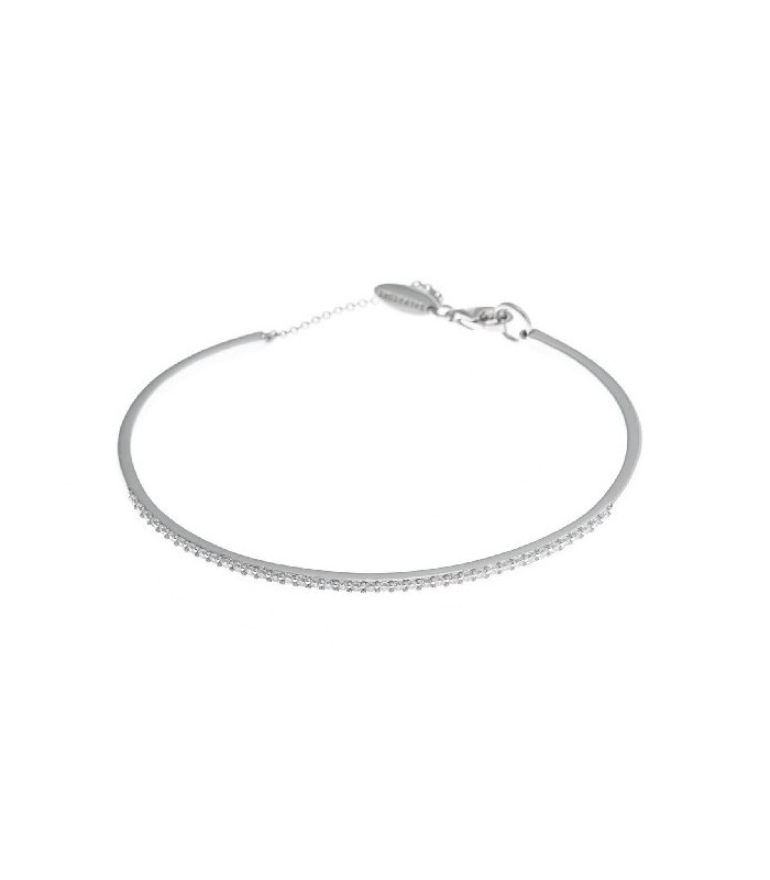Salvatore Plata Pulsera Mujer Plata Brazalete Riviere Circonitas Novias - 000230421