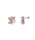 Salvatore Plata Pendientes Mujer Novias Plata Circonitas 13 x 15 mm - 000230611
