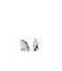 Pendientes Mujer Plata Bicolor Dorados Omega 7 x 16 mm - 000090252