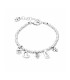 Uno de 50 PUl1855MTL0000M Give me 5 Pulsera Mujer Chapado Plata - 000500112