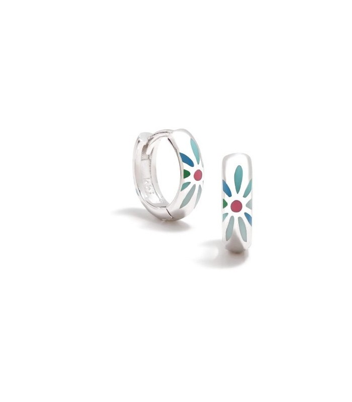 Agatha Ruiz de la Prada 055DAI Pendientes Niña Plata Aros Azules - 000120178
