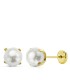 Pendientes Niña Oro 18 ktes Perla Cultivada 4 mm - 000022885