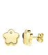 Pendientes Mujer Oro 18 Ktes Flor 9 mm - 000023004