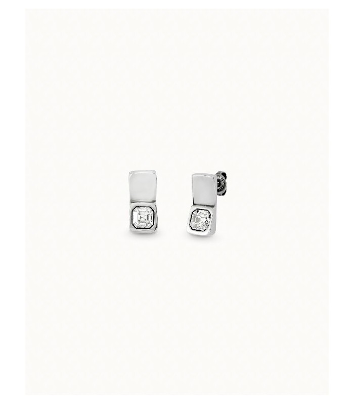 Uno de 50 PEN0965BLNMTl0U Pendientes Mujer Chapado Plata Cristal - 000500852