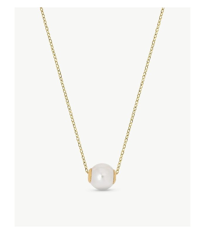 Majorica 15467.01.1.N33.000.1 Collar Mujer Plata Dorada Perla 14 mm - 000450727