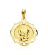 Medalla Niña Oro 18 ktes Virgen Tam 17 mm - 000150540