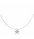 Colgante Niñas Oro Blanco 18 ktes Estrella - 000150732