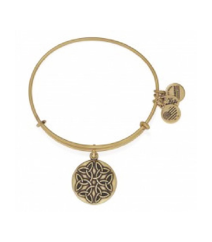 Alex And Ani Pulsera Mujer Metal Dorado Nudo Interminable Tamaño 58 mm - 000380104