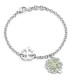 Morellato SADR07 Pulsera Mujer Acero Trébol Corazones - 000560185