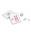 Set Chupetero y Guardachupete Niñas Plata Bilamainda Rosa - 000520089