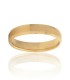 Alianza Hombre Oro 18 ktes Mate y brillo Grosor 1,2 mm Ancho 4 mm Talla 18 - 000022908
