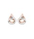 Pendientes Mujer Plata Bicolor Rosé Tamaño 11 x 16 mm - 000050116
