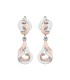 Pendientes Mujer Plata Bicolor Rosé - 000050120