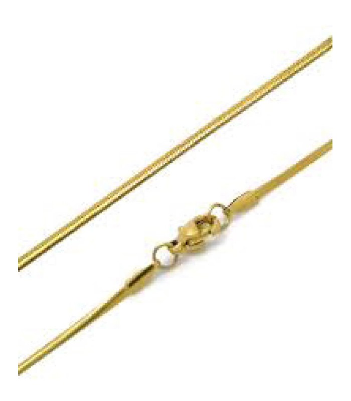 Cadena Mujer Oro 18 Ktes Cola de Topo Grosor 1 mm 45 cm - 000206116