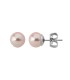 Majorica 00324.44.2.000.701.1 Pendientes Mujer Plata Perla Rosa Tam 8 mm - 000450673