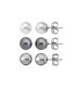 Majorica 13185.21.2.000.010.1 Pack Pendientes Mujer Plata Perlas Tam 8 mm - 000450662