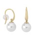 Majorica 11845.01.1.000.010.1 Pendientes Mujer Plata Dorada Perlas - 000450435