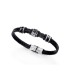 Viceroy Fashion 6188P09010 Pulsera Hombre Acero Cuero negro - 000730032