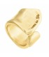 Uno de 50 ANI0248ORO0000M LA GRIETA Anillo Mujer Chapado en Oro Talla M - 000500377