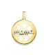 Colgante Mujer Oro Bicolor 18 ktes Mamá 18 mm - 000150885