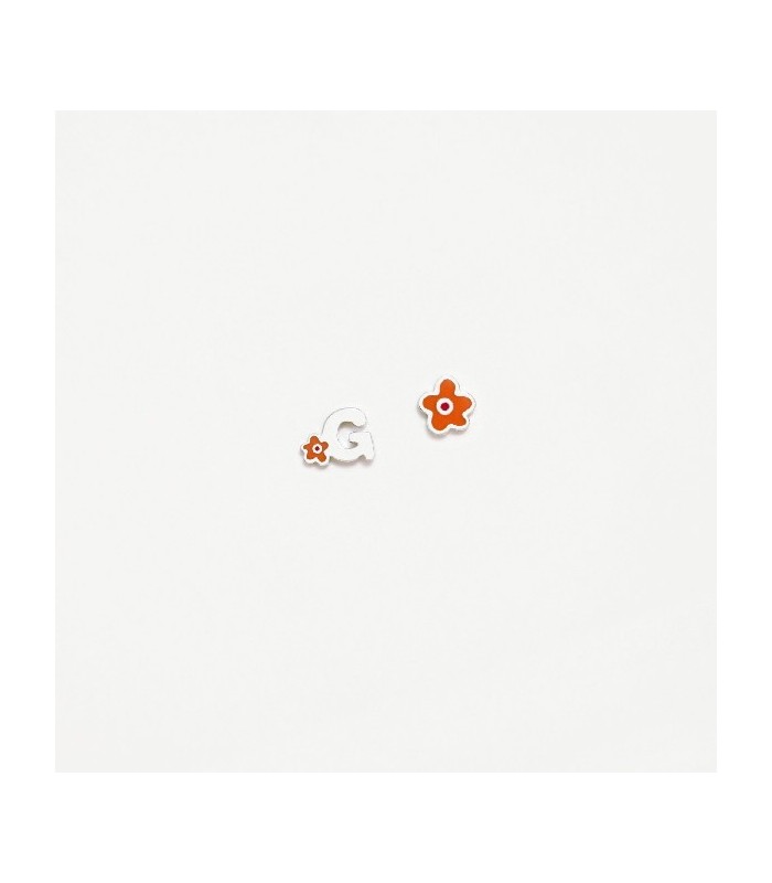 Agatha Ruiz de la Prada 005ABC Pendientes Niña Plata Inicial G - 000120094