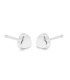 Pendientes Niña Oro Blanco 18 ktes Corazón Tam 4 mm - 000310182