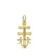 Cruz Caravaca Oro 18 ktes Maciza Tam 14 x 29 mm - 000021005