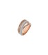 Salvatore Plata Anillo Mujer Plata Bicolor Rosé Circonitas - 000230625