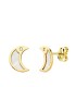 Pendientes Niña Comunión Oro 18 ktes Luna Nácar Tam 5 x 8,5 mm - 000150817