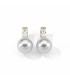 Majorica 12261.01.1.000.010.1 Pendientes Mujer Plata Dorada Perla - 000450529