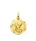 Medalla Niño Oro 18 ktes Maciza Ángel de la Guarda 14 mm - 000022847