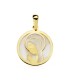 Medalla Niña Comunión Oro 18 ktes Virgen Tam 17 mm - 000023016