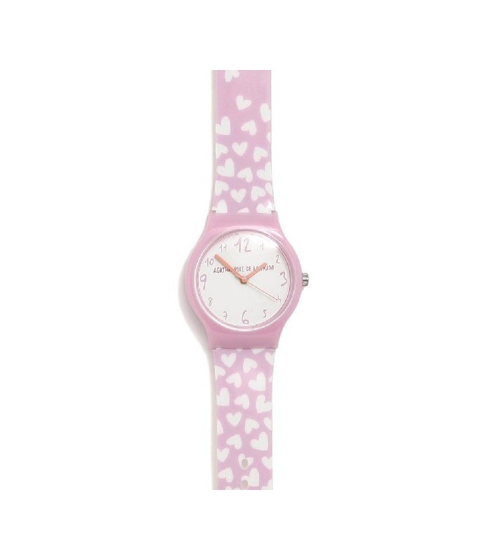 Ágatha Ruiz de la Prada AGR324 Reloj Niña Flip Malva Corazones - 000120116