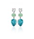 Victoria Cruz Pendientes Mujer Plata Swarovski Color Verdes - 000180118