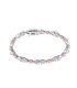 Salvatore Plata Pulsera Mujer Plata Circonitas Nude Blancas Novias - 000230472