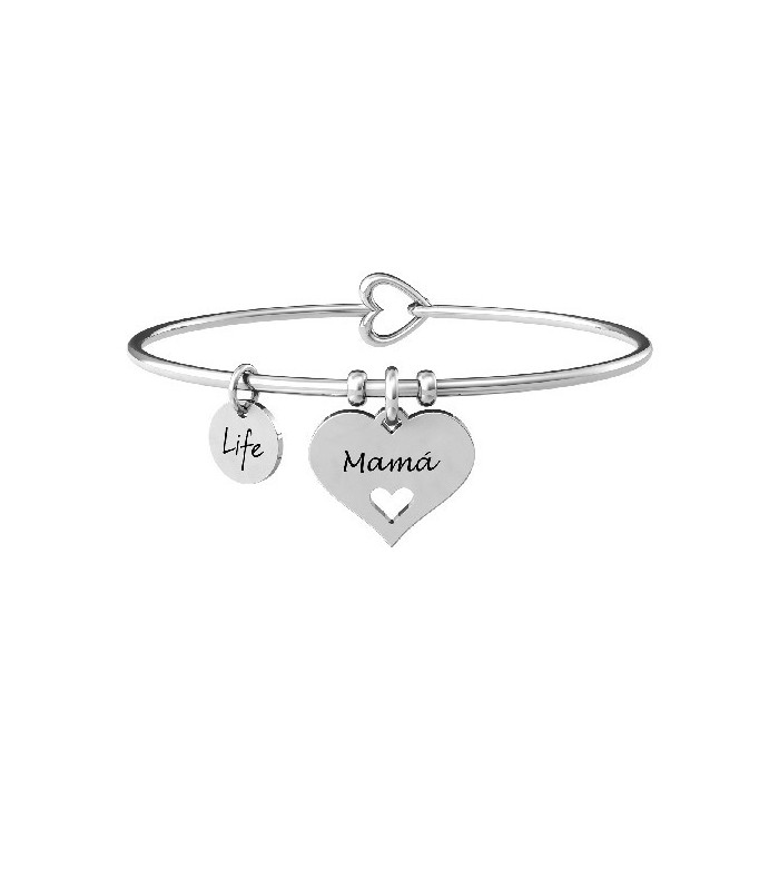 Kidult ES731619 Pulsera Mujer Acero Mamá Corazón - 000820051