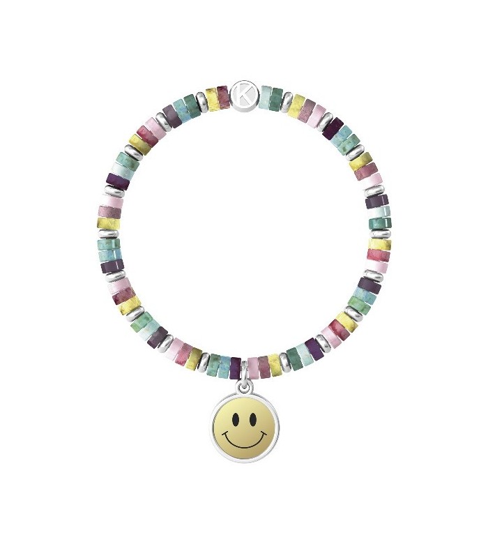 KidultES732010 Pulsera Mujer Acero Emoticono Felicidad - 000820078