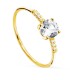 Anillo Mujer Oro 18 ktes Topacios - 000023353