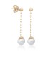Majorica 16472.01.1.000.010.1 Pendientes Mujer Plata Dorada Perlas 8 mm - 000450658